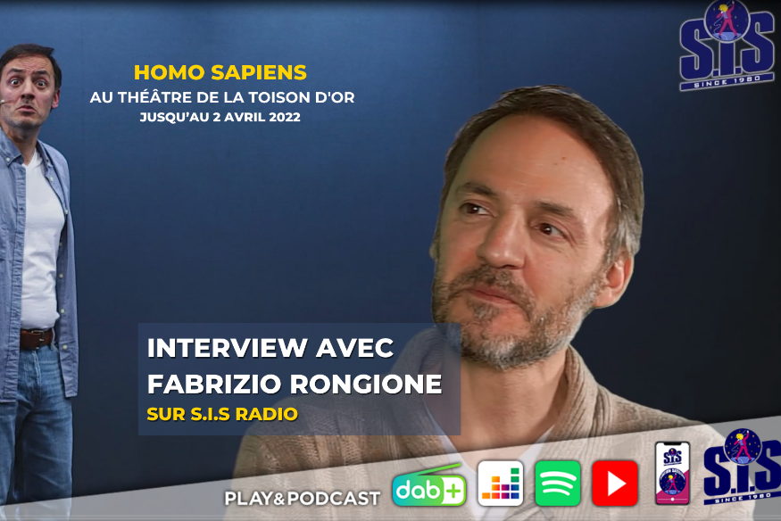Interview avec Fabrizio Rongione - HOMO SAPIENS au Théâtre de la Toison d'Or jusqu’au 2 avril 2022